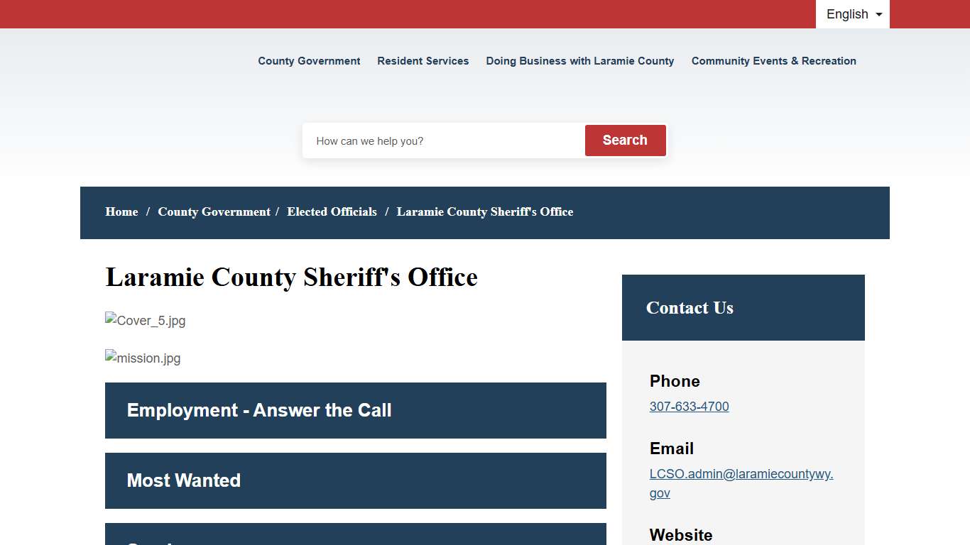 Laramie County Sheriff's Office - Laramie County, Wyoming